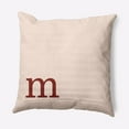 thumbnail image 1 of Simply Daisy 20" x 20" Modern Monogram Decorative Throw Pillow, Maple Red, 1 of 3