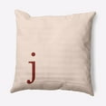thumbnail image 1 of Simply Daisy 20" x 20" Modern Monogram Decorative Throw Pillow, Maple Red, 1 of 3