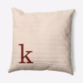 thumbnail image 1 of Simply Daisy 20" x 20" Modern Monogram Decorative Throw Pillow, Maple Red, 1 of 3