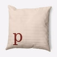 thumbnail image 1 of Simply Daisy 20" x 20" Modern Monogram Decorative Throw Pillow, Maple Red, 1 of 3