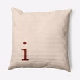 thumbnail image 1 of Simply Daisy 20" x 20" Modern Monogram Decorative Throw Pillow, Maple Red, 1 of 3
