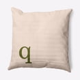 thumbnail image 1 of Simply Daisy 20" x 20" Modern Monogram Decorative Throw Pillow, Olive, 1 of 3