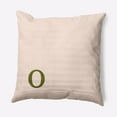thumbnail image 1 of Simply Daisy 20" x 20" Modern Monogram Decorative Throw Pillow, Olive, 1 of 3