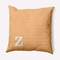 thumbnail image 1 of Simply Daisy 20" x 20" Modern Monogram Decorative Throw Pillow, Pale Gold, 1 of 3