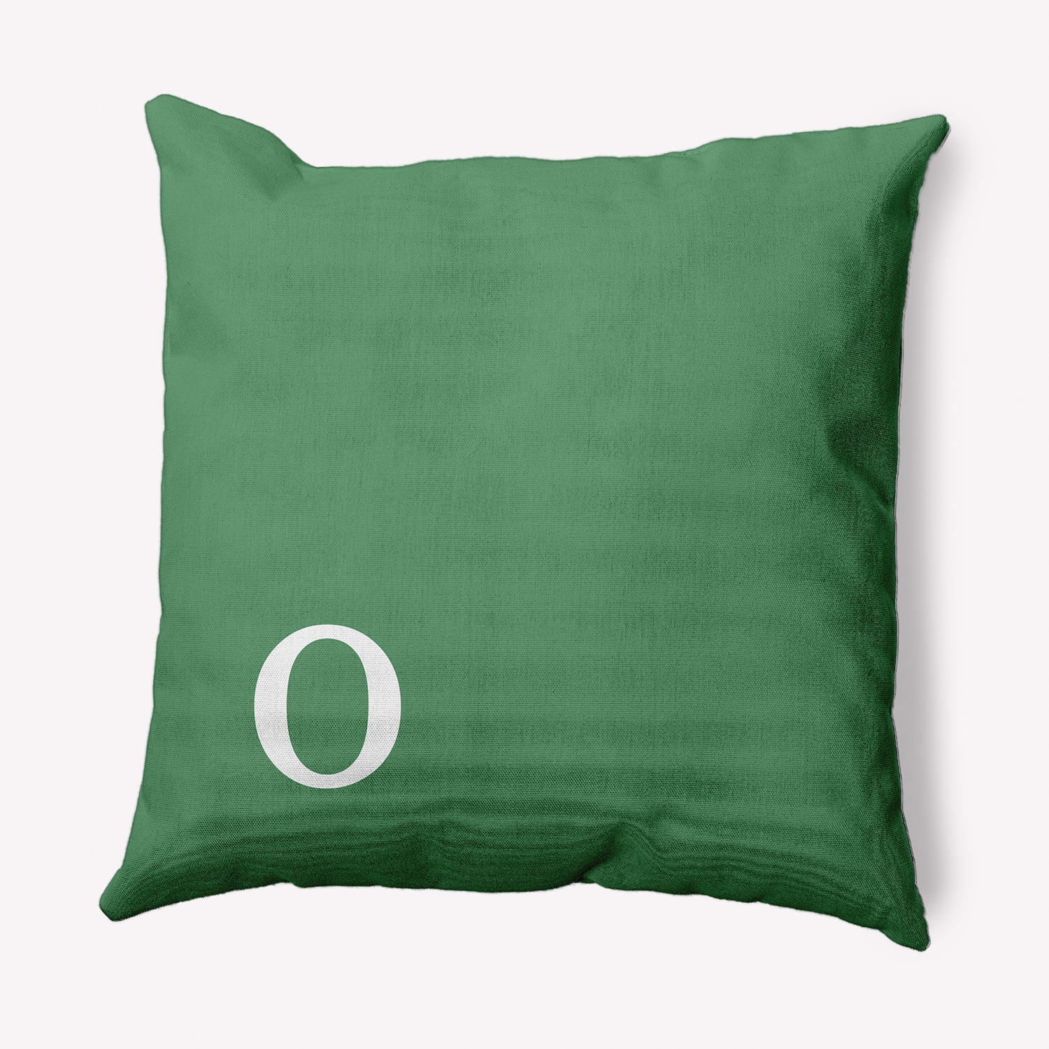 Simply Daisy 20" x 20" Modern Monogram Decorative Throw Pillow, Sage