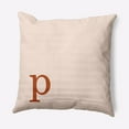 thumbnail image 1 of Simply Daisy 20" x 20" Modern Monogram Decorative Throw Pillow, Sienna, 1 of 3