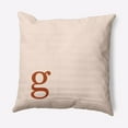 thumbnail image 1 of Simply Daisy 20" x 20" Modern Monogram Decorative Throw Pillow, Sienna, 1 of 3