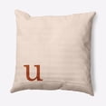 thumbnail image 1 of Simply Daisy 20" x 20" Modern Monogram Decorative Throw Pillow, Sienna, 1 of 3