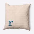 thumbnail image 1 of Simply Daisy 20" x 20" Modern Monogram Indoor/Outdoor Polyester Throw Pillow, Autumn Blue, 1 of 4