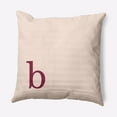 thumbnail image 1 of Simply Daisy 20" x 20" Modern Monogram Indoor/Outdoor Polyester Throw Pillow, Cranberry, 1 of 4