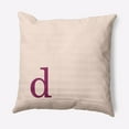 thumbnail image 1 of Simply Daisy 20" x 20" Modern Monogram Indoor/Outdoor Polyester Throw Pillow, Dusty Rose, 1 of 4