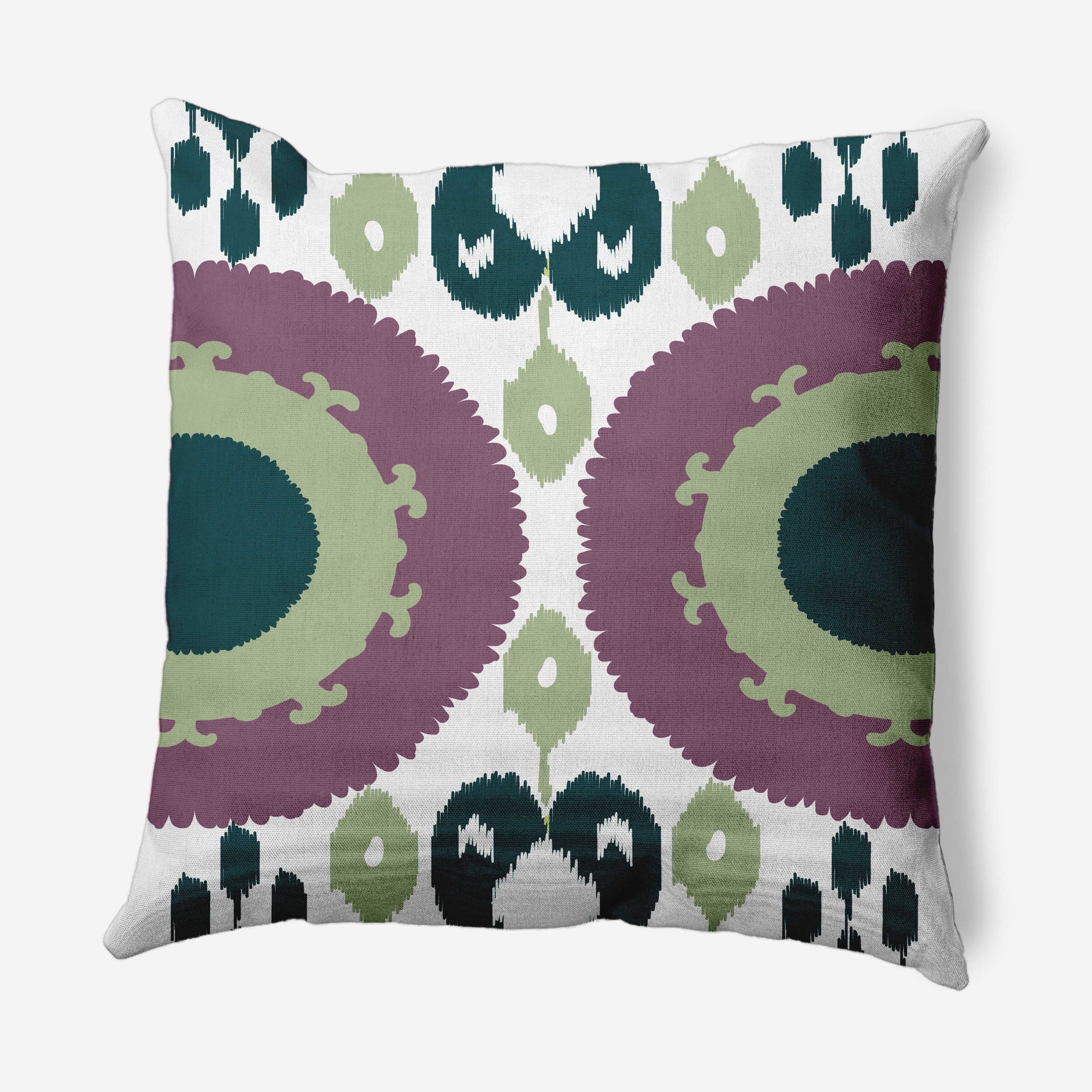 Simply Daisy 20" x 20" Multi-color Polyester Throw Pillow