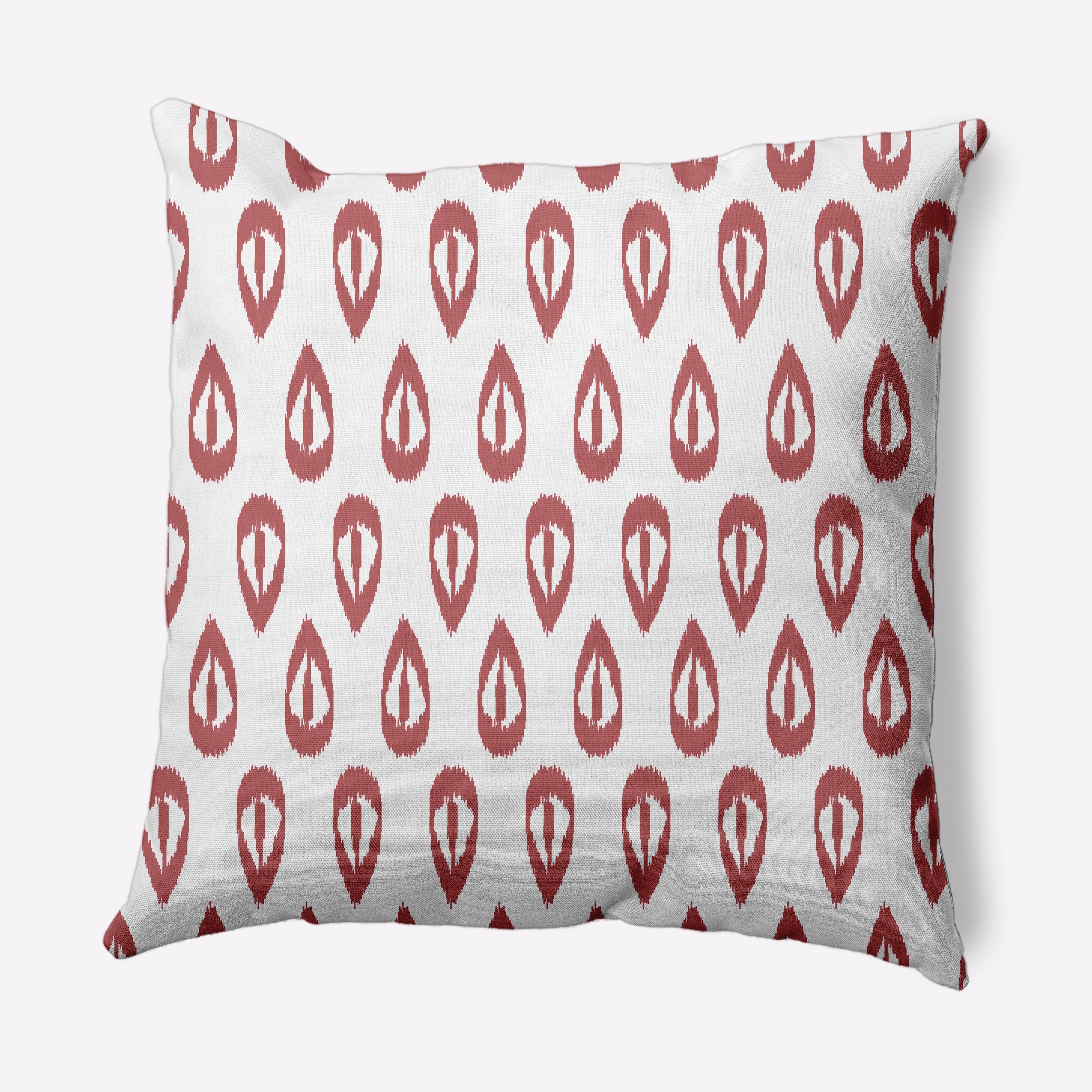 Simply Daisy 20 inch Ikat Tears Indoor/Outdoor Throw Pillow