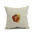 thumbnail image 1 of Simply Daisy, 20" x 20" Pepper Outdoor Pillow, Rust, 1 of 2