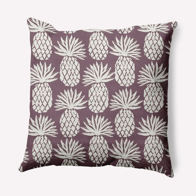 Simply Daisy 20" x 20" Pineapple Pattern Nautical Indoor/Outdoor Throw Pillow