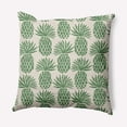 thumbnail image 1 of Simply Daisy 20" x 20" Pineapple Stripes Indoor/Outdoor Polyester Throw Pillow, Sage, 1 of 3