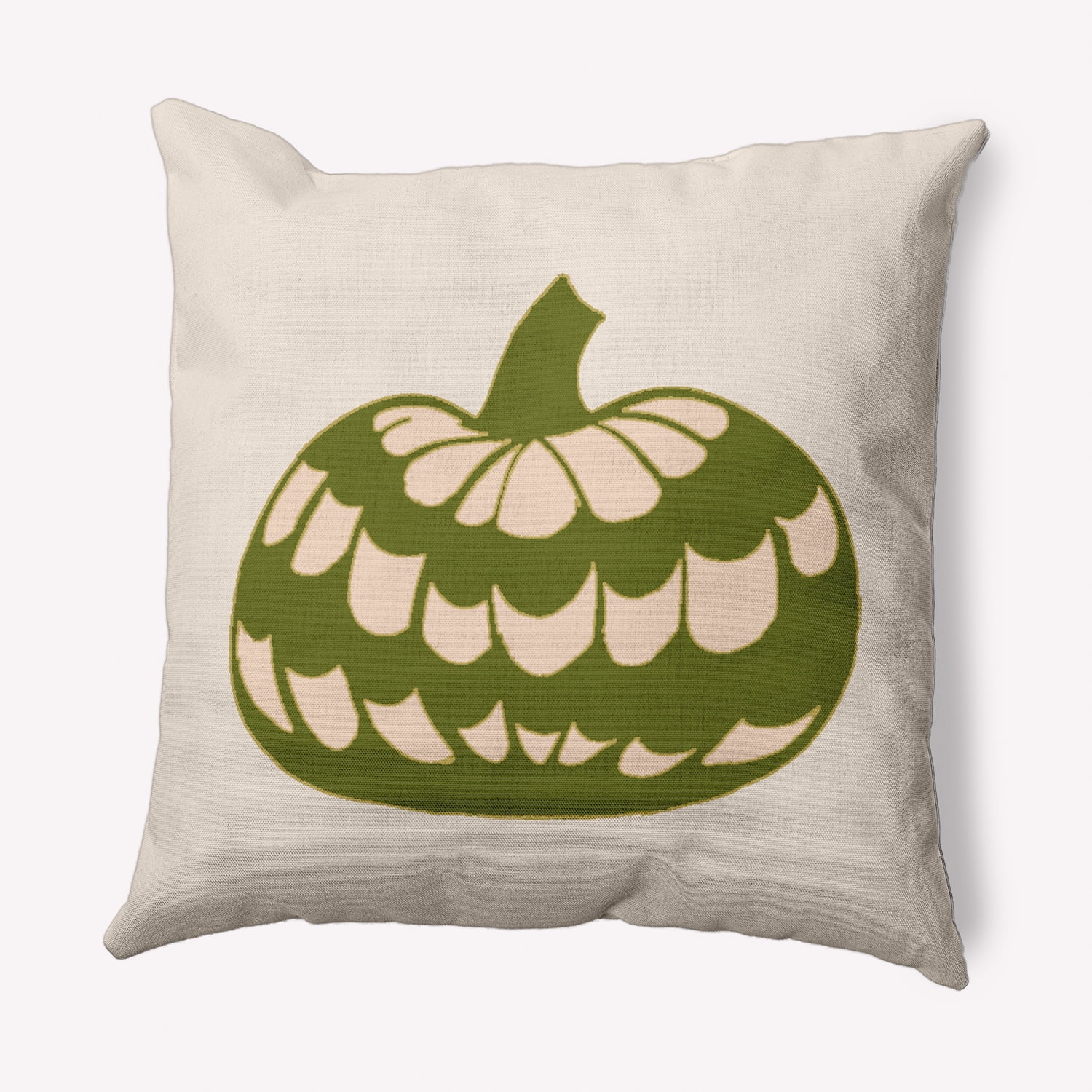 Simply Daisy 20" x 20" Pumpkin Perfection Decorative Throw Pillow, Olive