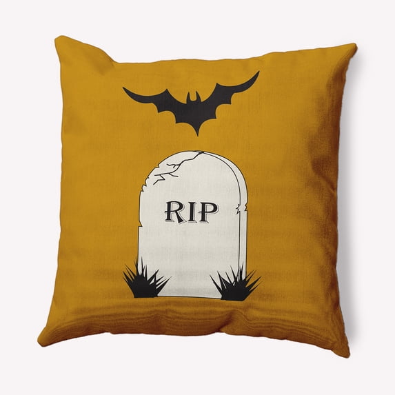 Simply Daisy 20" x 20" RIP Indoor/Outdoor Polyester Throw Pillow, Autumn Gold