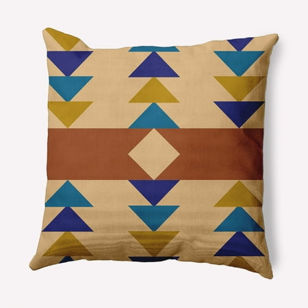 Simply Daisy 20" x 20" Sagebrush Indoor/Outdoor Polyester Throw Pillow, Pale Gold