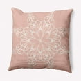 thumbnail image 1 of 20" x 20" Simply Daisy Snowflake Polyester Accent Pillow, Peach (1 Count), 1 of 4