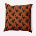 thumbnail image 1 of Simply Daisy 20" x 20" Spooky Cats Decorative Throw Pillow, Sienna, 1 of 4