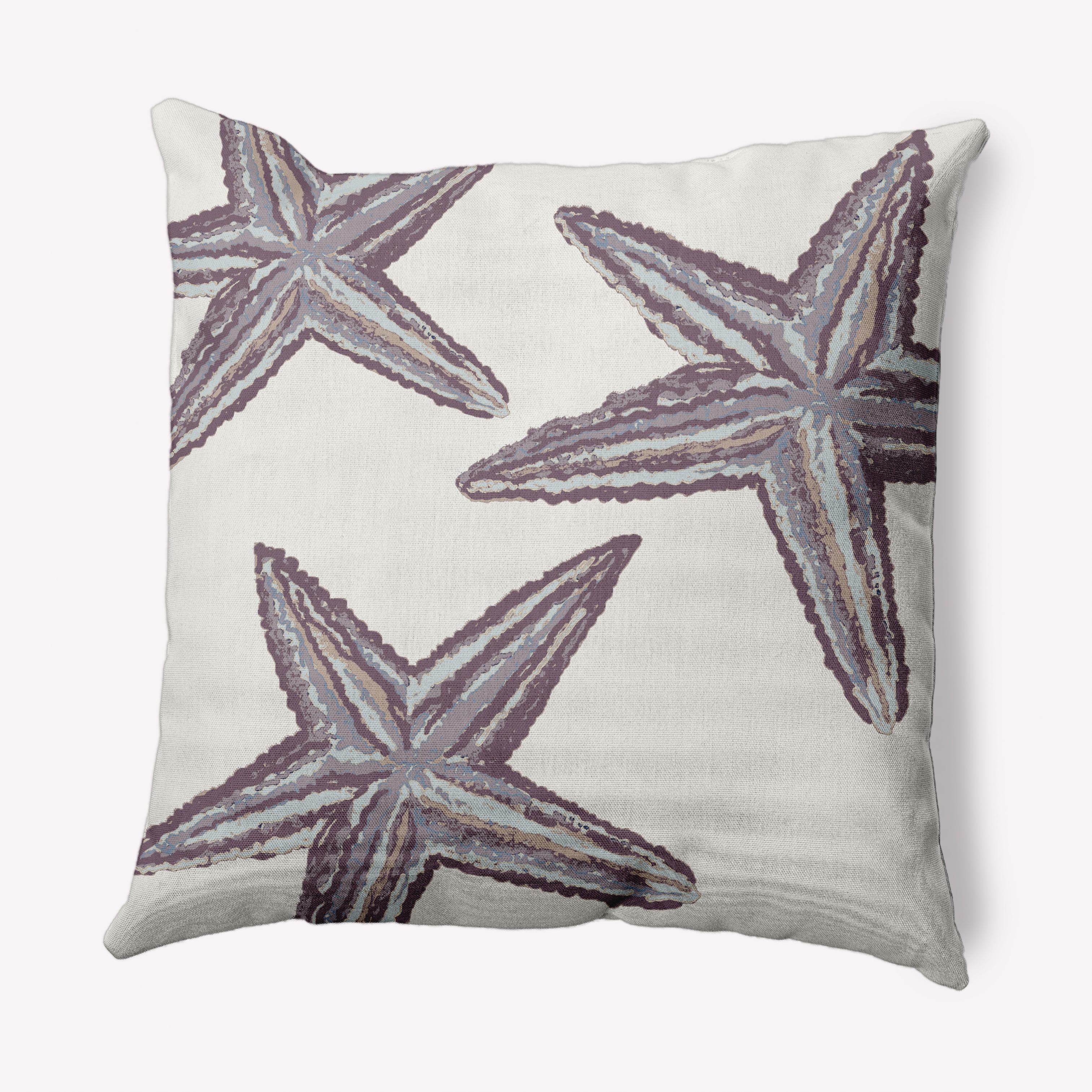 Simply Daisy 20" x 20" Starfish Constellation Nautical Decorative Indoor Pillow