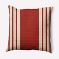 thumbnail image 1 of Simply Daisy 20" x 20" Stripe Decorative Throw Pillow, Maple Red, 1 of 4