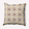 thumbnail image 1 of Simply Daisy 20" x 20" Sun Tile Indoor/Outdoor Polyester Throw Pillow, Pomegranate, 1 of 3
