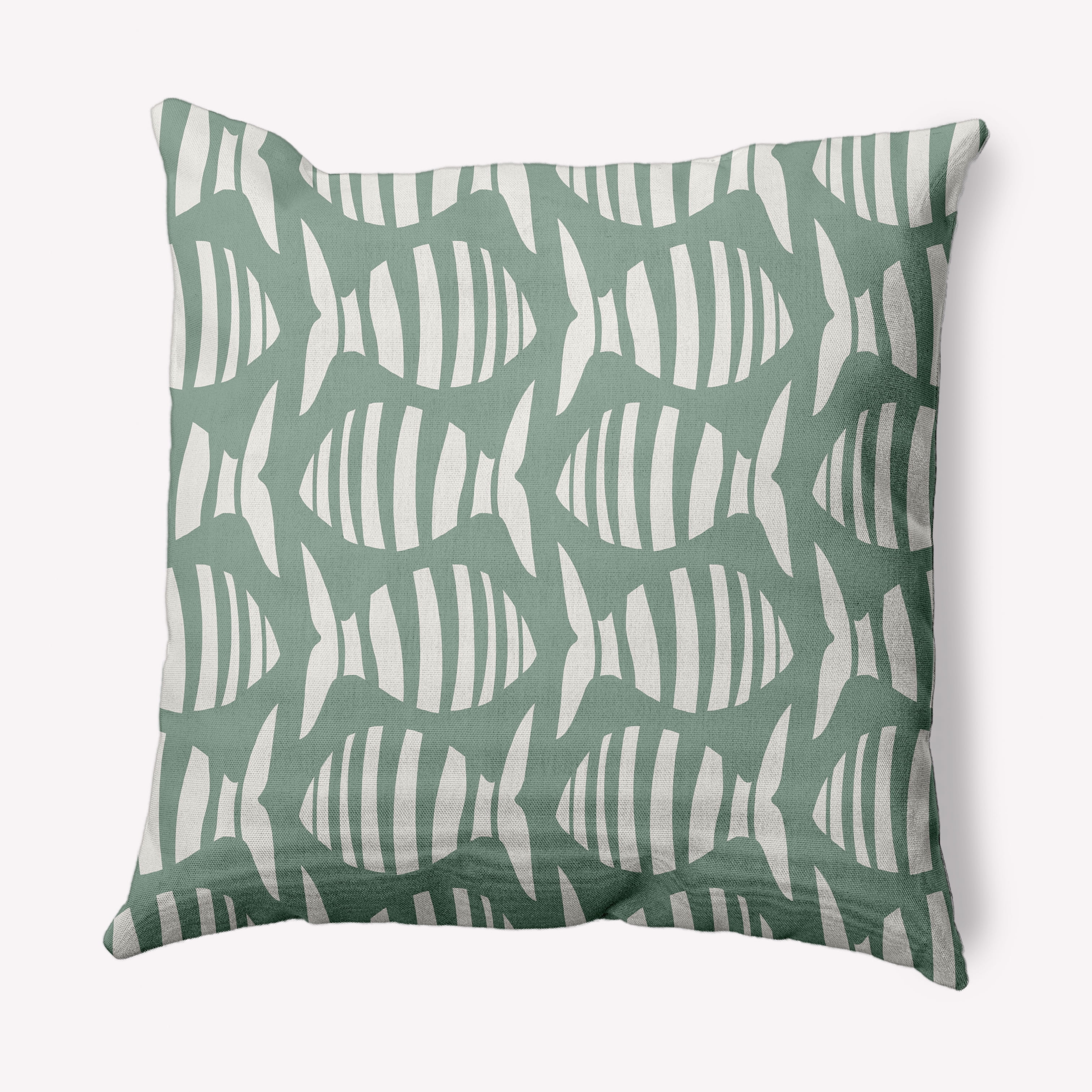 Simply Daisy 20" x 20" Swimming School Nautical Indoor/Outdoor Throw Pillow