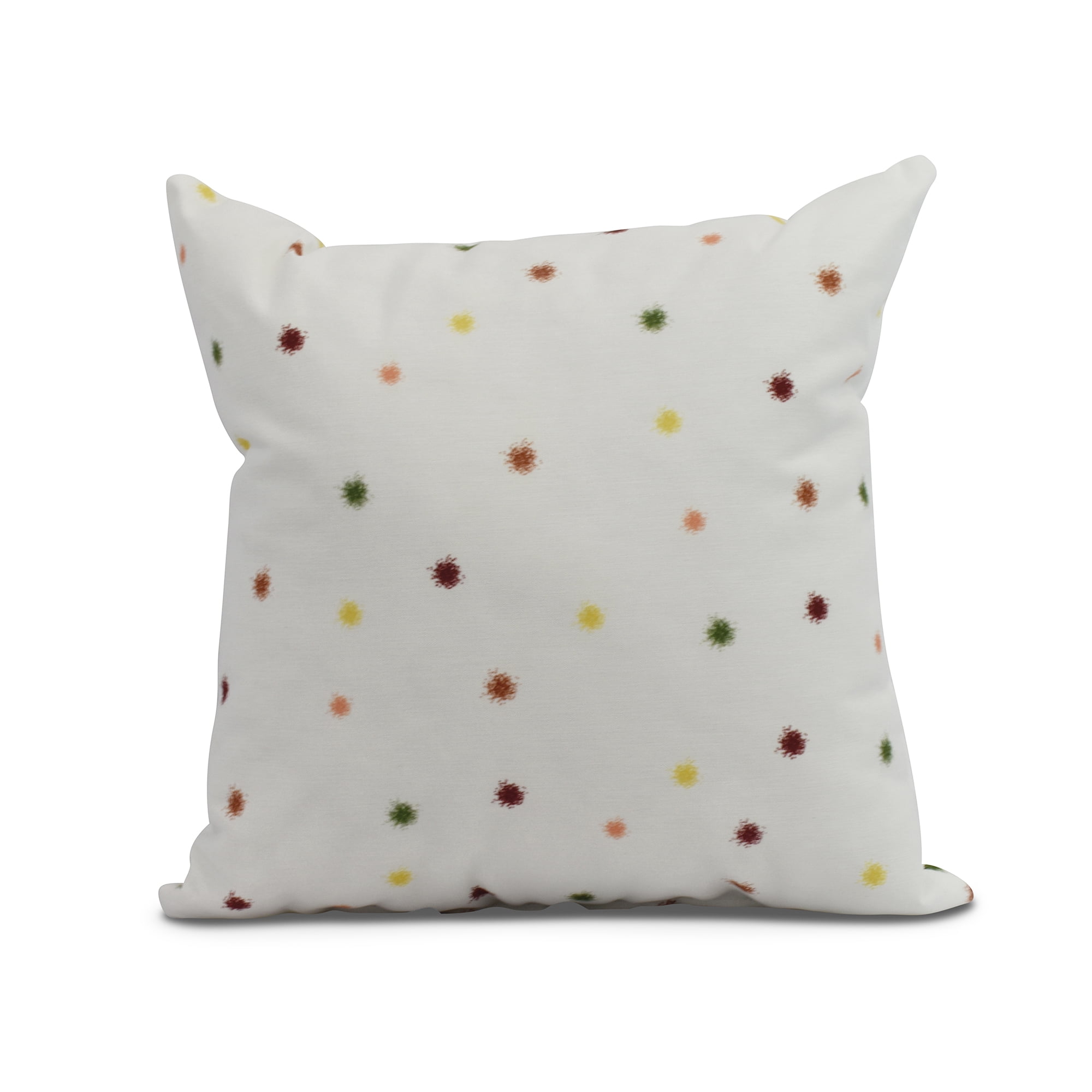 Simply Daisy, 20" x 20" Veggie Dots Outdoor Pillow, Rust