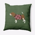 thumbnail image 1 of Simply Daisy 20" x 20" Warmest Wishes Doggie Outdoor Throw Pillow, 1 of 2