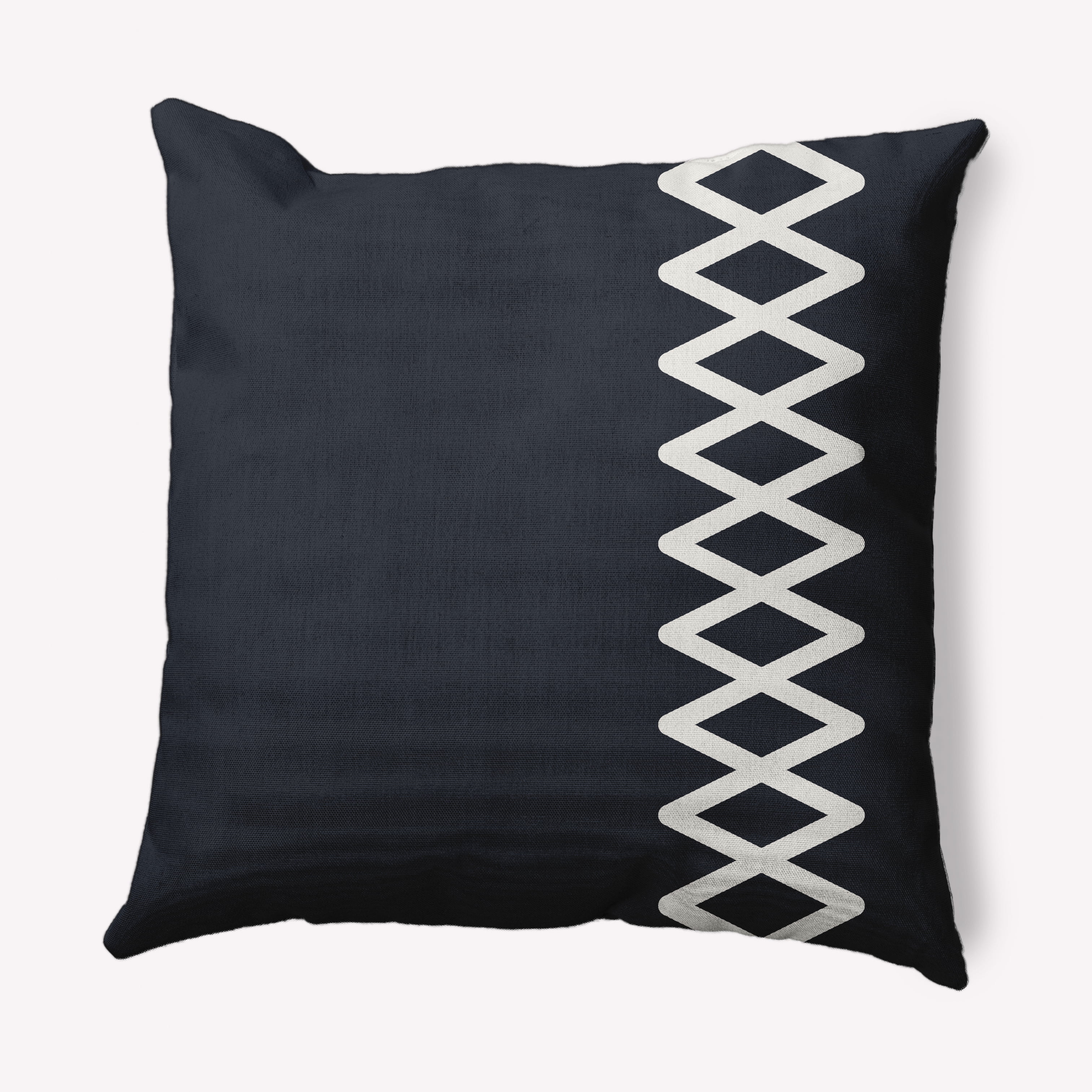 Simply Daisy 20" x 20" Zipper Stripe Nautical Decorative Indoor Pillow