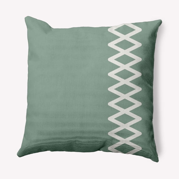Simply Daisy 20" x 20" Zipper Stripe Nautical Decorative Indoor Pillow