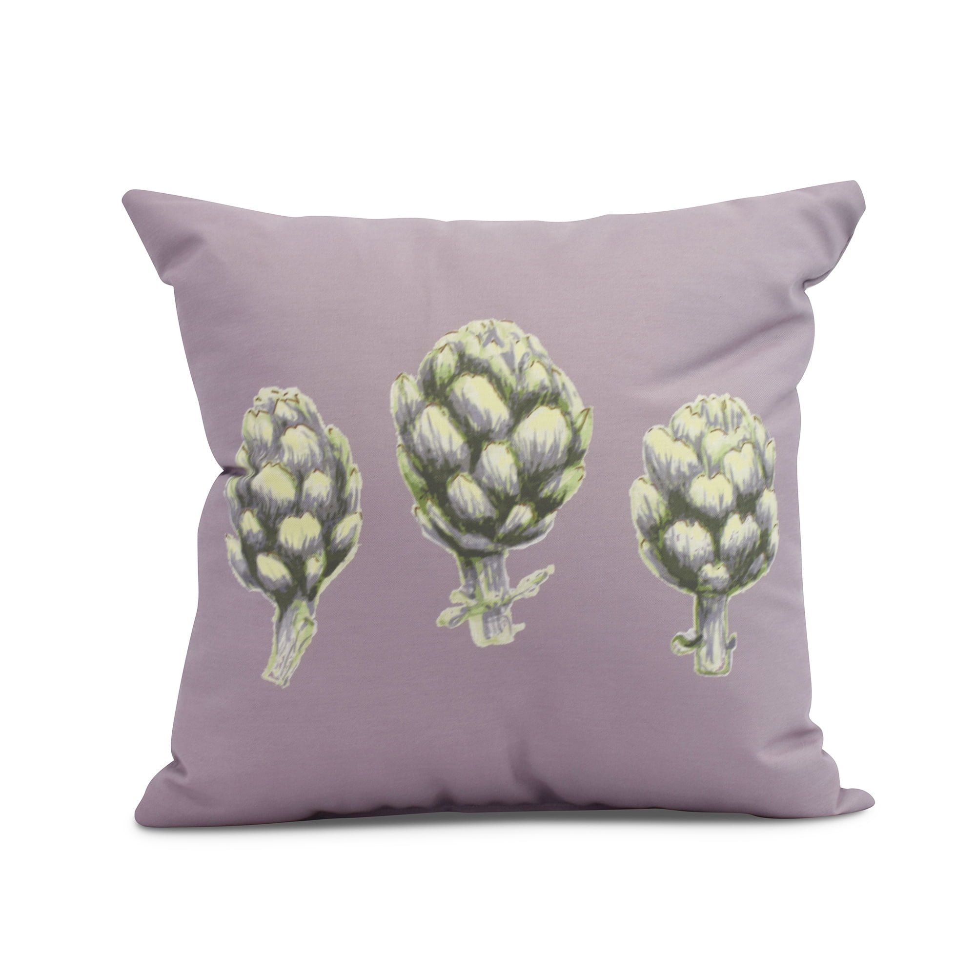 Simply Daisy, 20 x 20 inch,Artichoke Decorative Pillow,Light Purple