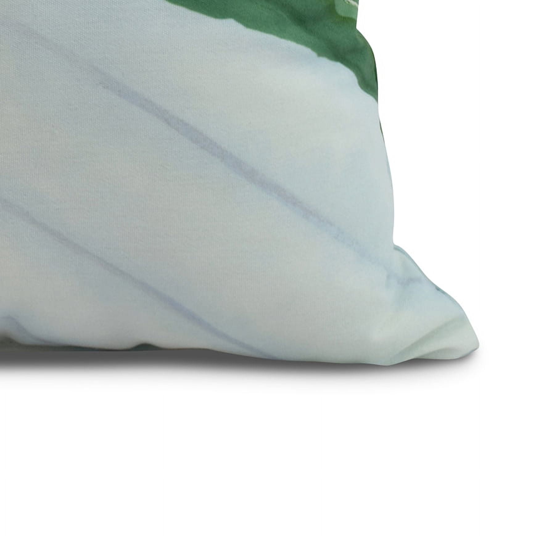 Simply Daisy, 20 x 20 inch, Boat Bow Center, Geometric Print Pillow, Green
