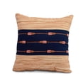 thumbnail image 1 of Simply Daisy, 20 x 20 inch, Oar Stripe Center, Stripe Print Pillow, Navy, 1 of 2