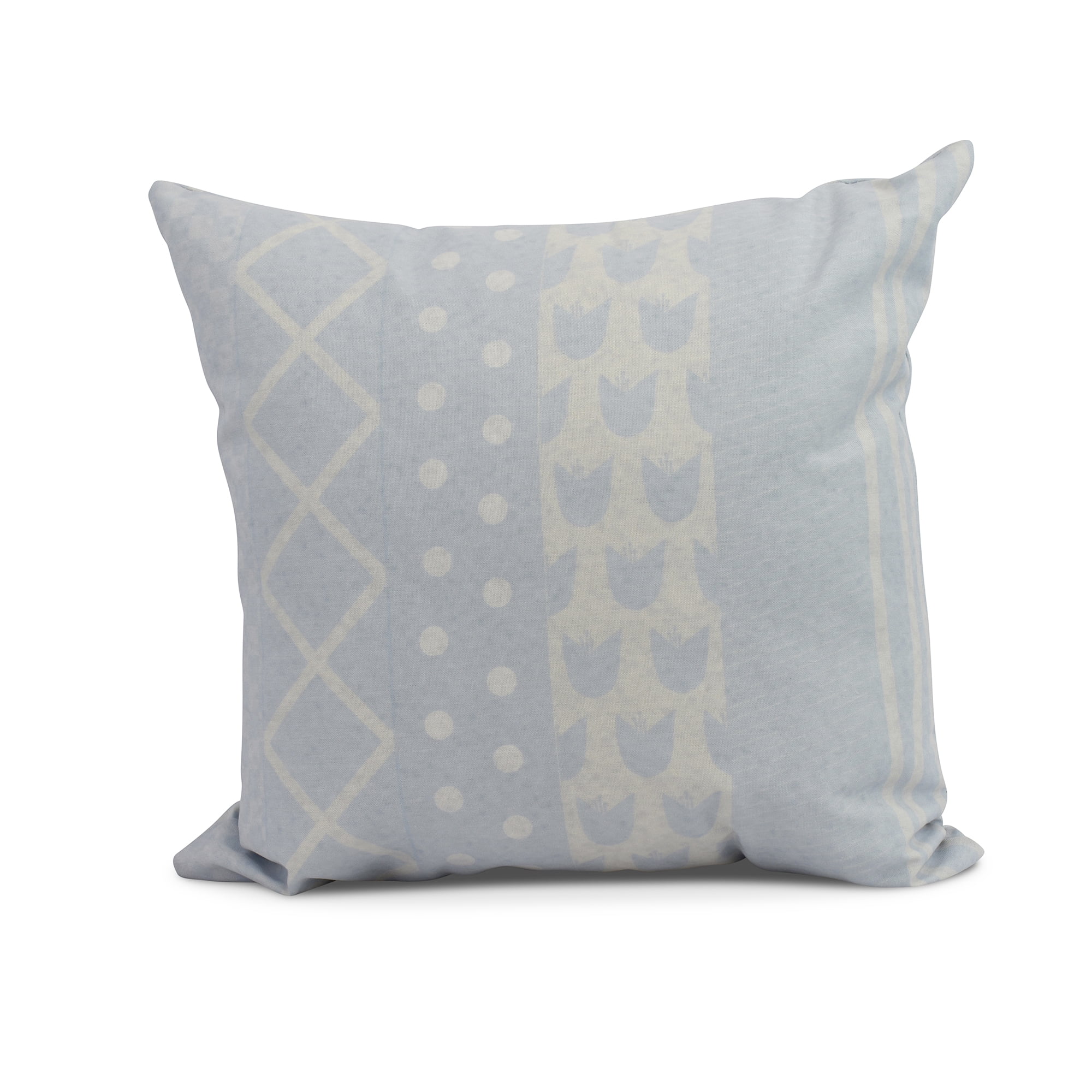 Simply Daisy, 20 x 20 inch,Pattern Stripe Decorative Pillow,Light Blue