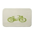 thumbnail image 1 of Simply Daisy 24" x 17" Plush Microfiber Green Life Cycle Bath Mat, 1 of 3