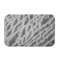 thumbnail image 1 of Simply Daisy 24" x 17" Plush Microfiber Grey Shibori Stripe Bath Mat, 1 of 3