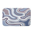 thumbnail image 1 of Simply Daisy 24" x 17" Plush Microfiber Purple Agate Bath Mat, 1 of 3