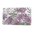 thumbnail image 1 of Simply Daisy 24" x 17" Plush Microfiber Purple Iona Bath Mat, 1 of 4
