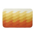 thumbnail image 1 of Simply Daisy 24" x 17" Plush Microfiber Yellow Deep Sea Bath Mat, 1 of 3
