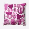 thumbnail image 1 of Simply Daisy 26 in x 26 in Scandinavian Pink Polyester Throw Pillow, 1 of 3