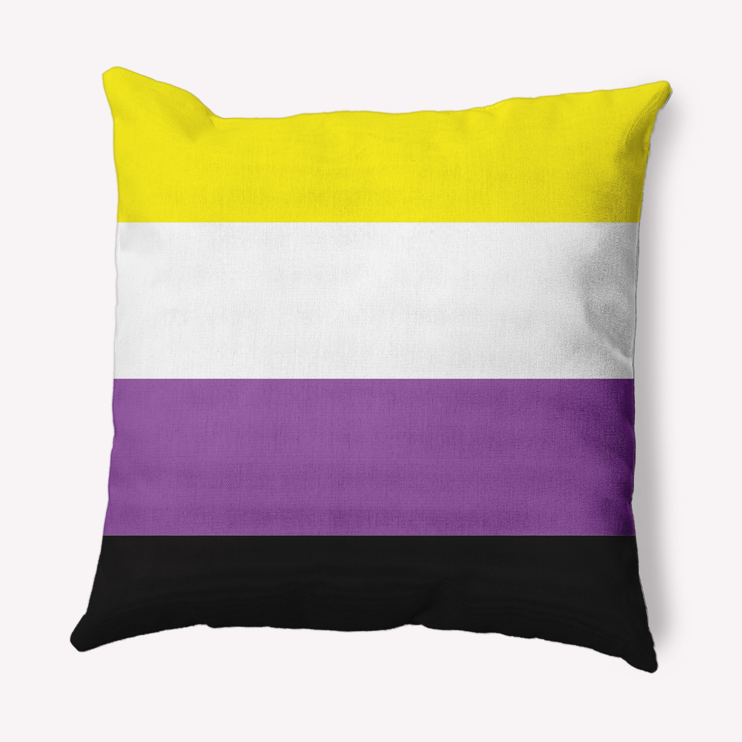 Simply Daisy 26 inch Non-Binary Flag Decorative Throw Pillow