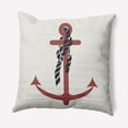 thumbnail image 1 of Simply Daisy 26" x 26" Anchor and Rope Nautical Decorative Indoor Pillow, 1 of 3
