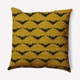 thumbnail image 1 of Simply Daisy 26" x 26" Bat Colony Decorative Throw Pillow, Autumn Gold, 1 of 4