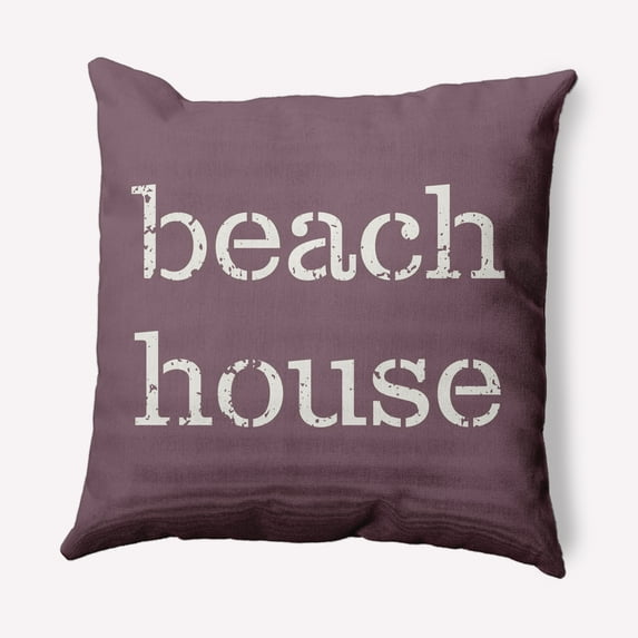 Simply Daisy 26" x 26" Beach House Nautical Decorative Indoor Pillow