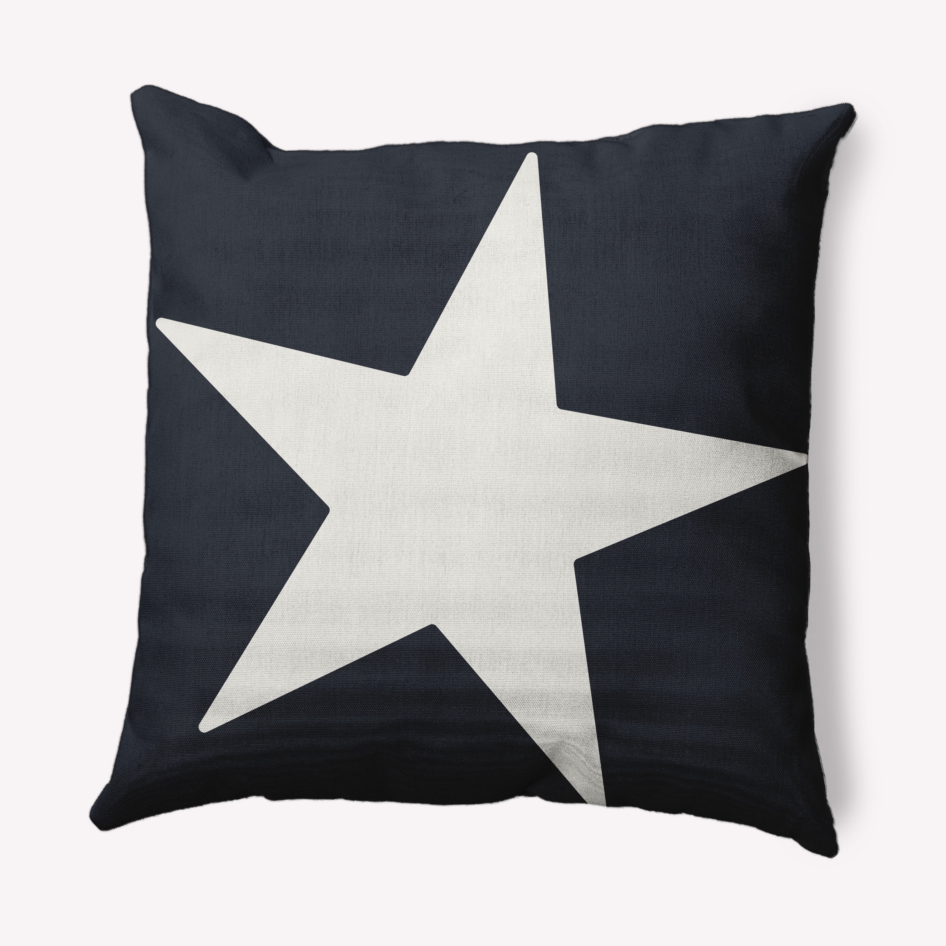 Simply Daisy 26" x 26" Big Star Nautical Decorative Indoor Pillow