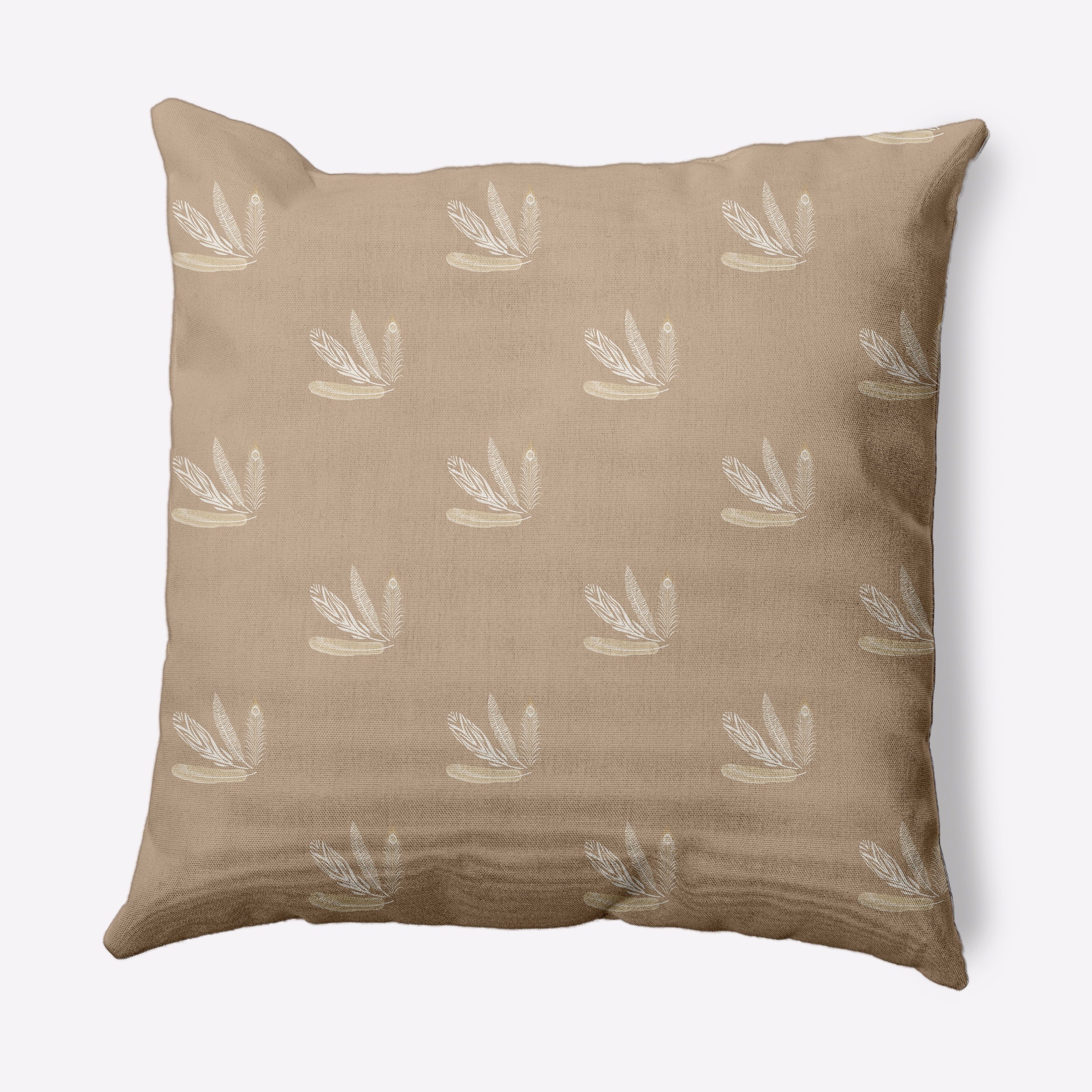 26" x 26" Simply Daisy Feather Pattern Decorative Throw Pillow
