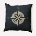 thumbnail image 1 of Simply Daisy 26" x 26" Compass Nautical Decorative Indoor Pillow, 1 of 3